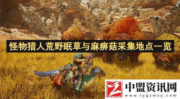 怪物獵人荒野眠草與麻痹菇采集地點一覽