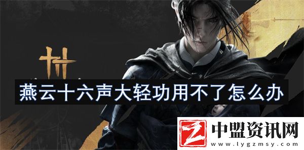 燕云十六聲大輕功用不了怎么辦