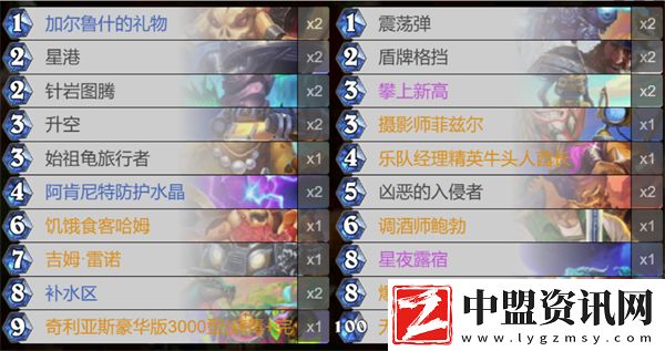 爐石傳說星際英雄傳星艦戰(zhàn)卡組構(gòu)筑推薦